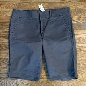 NWT Ann Taylor LOFT bermuda long shorts size 12 gray